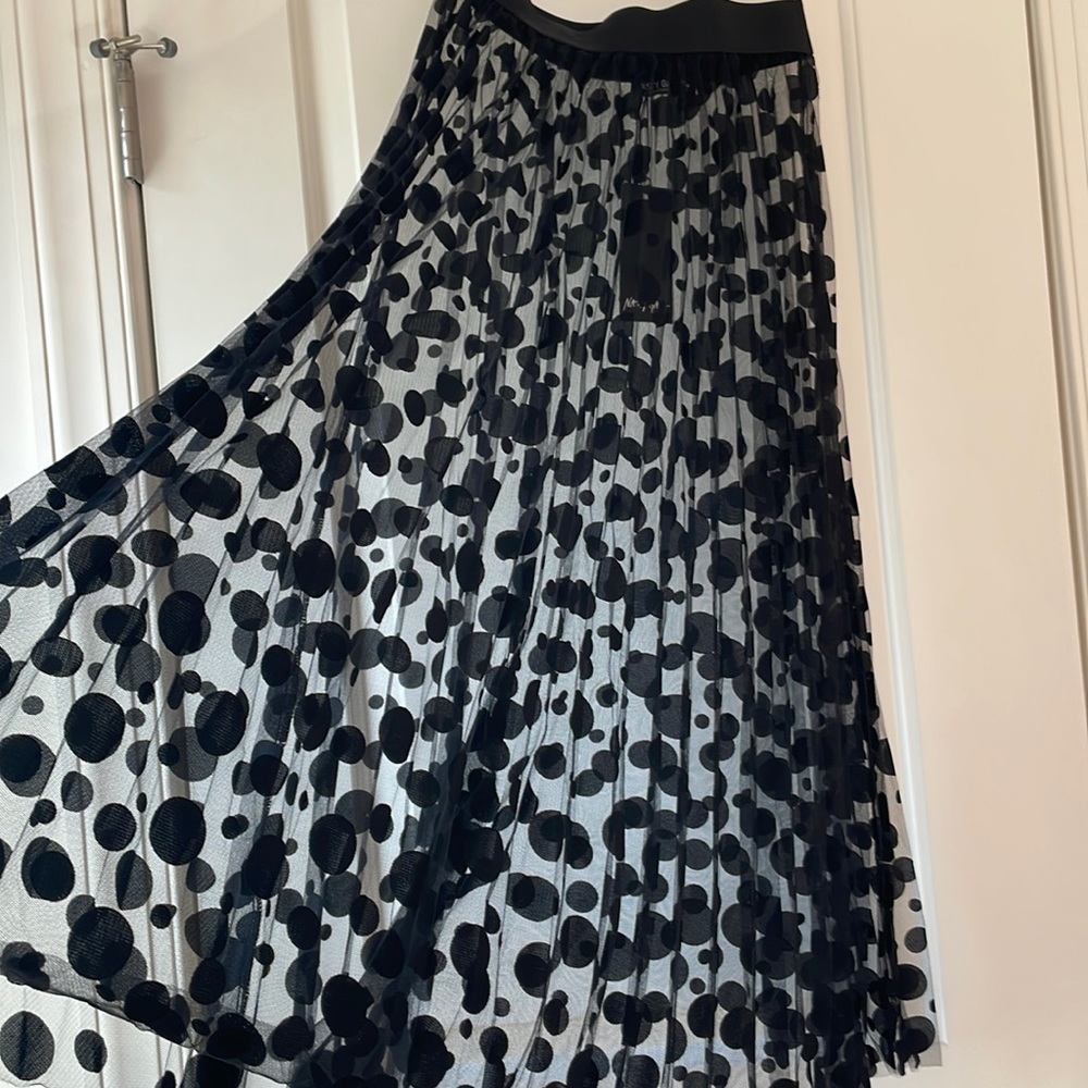 Nasty Gal - Jumbo polka dot organza mosaic skirt.